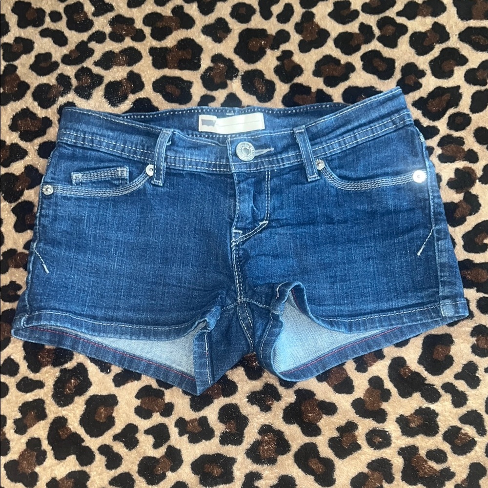 Levi's Blue Denim juniors Shorts size 3 (26)